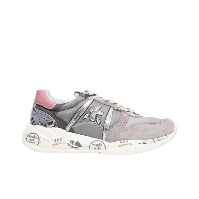 PREMIATA Layla Low-Top Casual Shoes Women's Gray-1