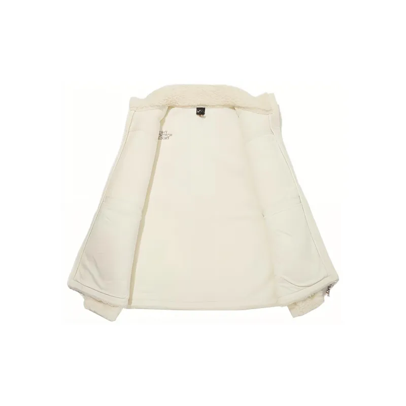 THE NORTH FACE Velvet feel Coat Unisex Milk White-2
