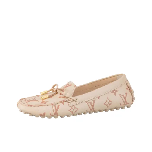 LOUIS VUITTON Gloria Gommino Loafers Women's Pink