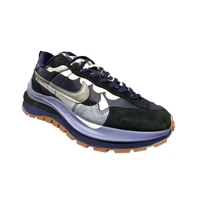 Sacai x Nike LDWaffle 'Midnight Navy' Cushioning Wear Resistant Low Top Casual Shoes Men's Blue Gray-1