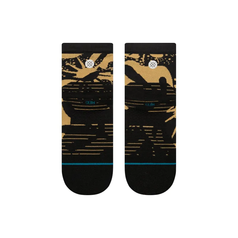 Stance Ankle Socks Unisex 1 Pack Black Gold-2