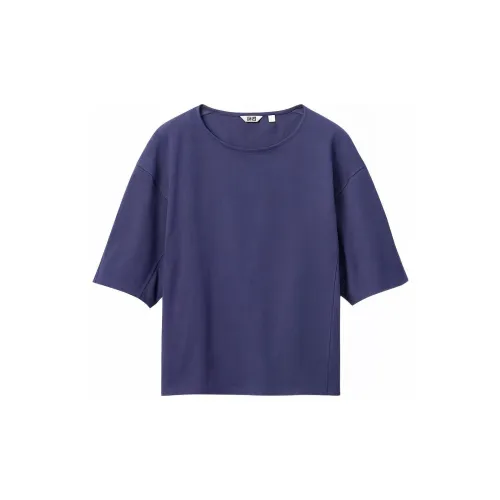 UNIQLO U Collection T-Shirts Women's Sea Blue