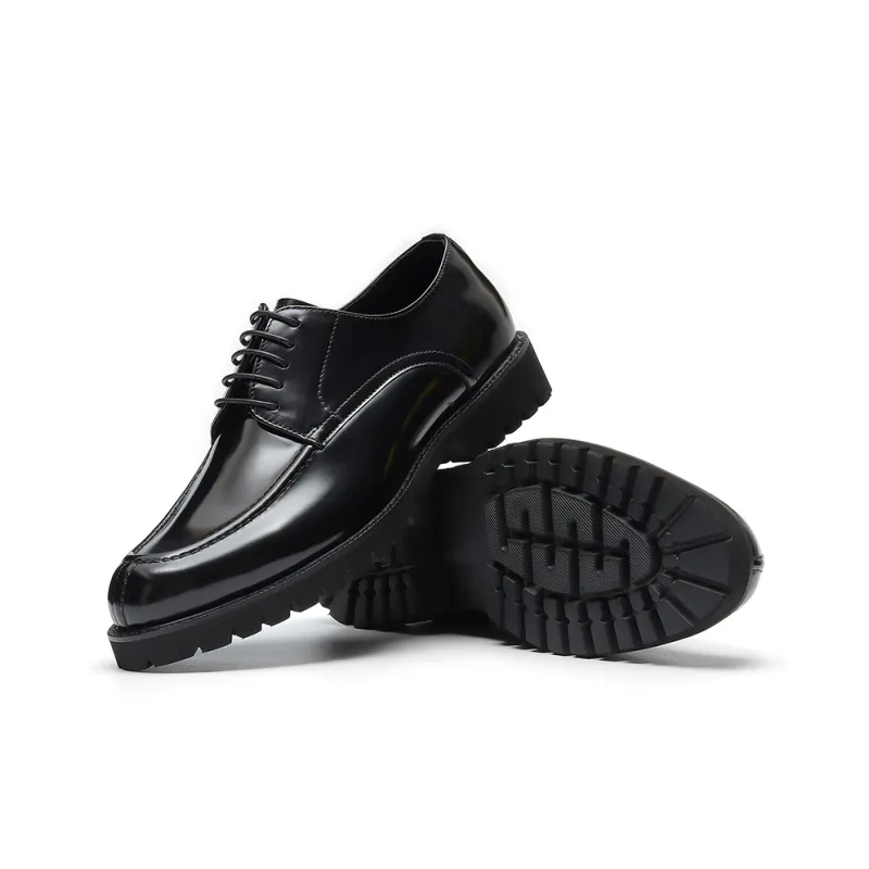 ASTON M.JAZZ Dress Shoes Men Low Top Black/Brown-3
