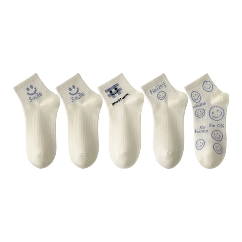 XXLLG Ankle Socks Women's 5 Pack-21