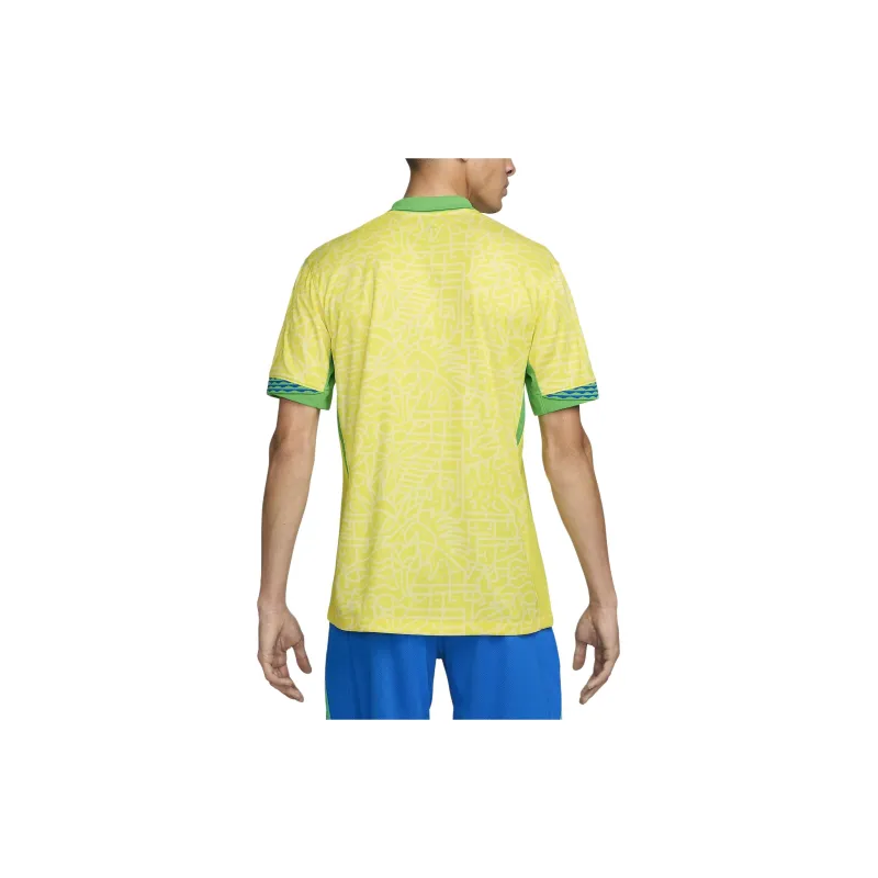 Nike Brazil 2024 Stadium Home Men's Nike Dri FIT Soccer Replica Jersey-3