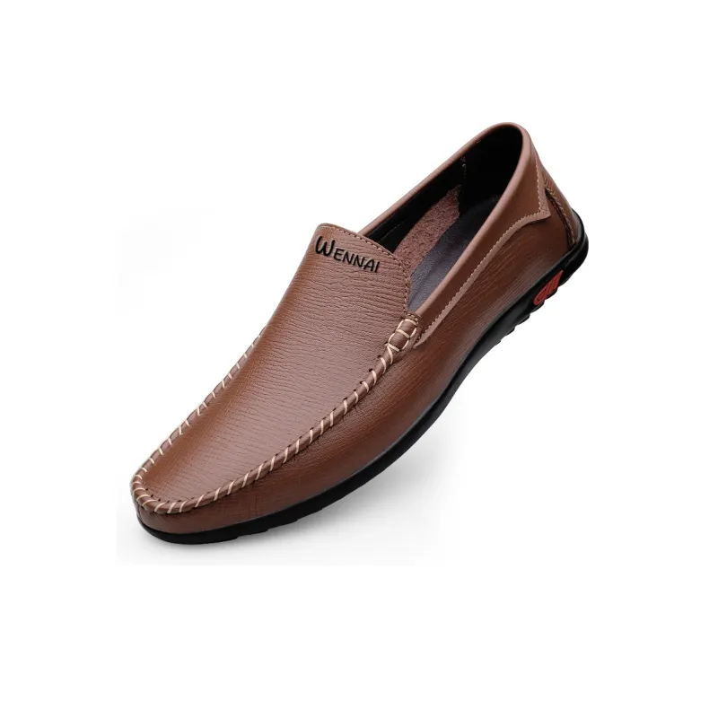Wen Nai Dress Shoes Men's Brown-2