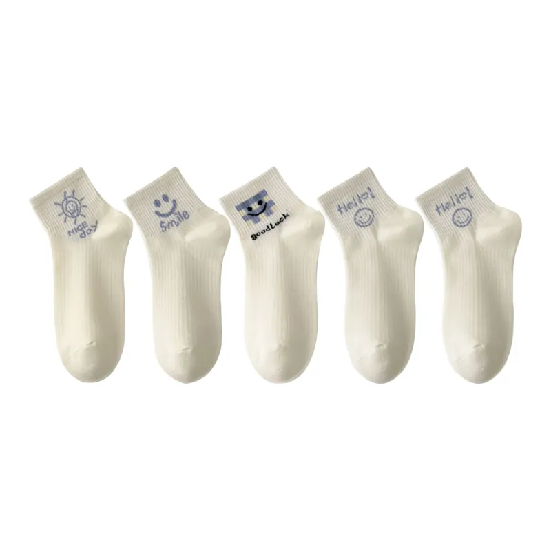 XXLLG Ankle Socks Women's 5 Pack-7