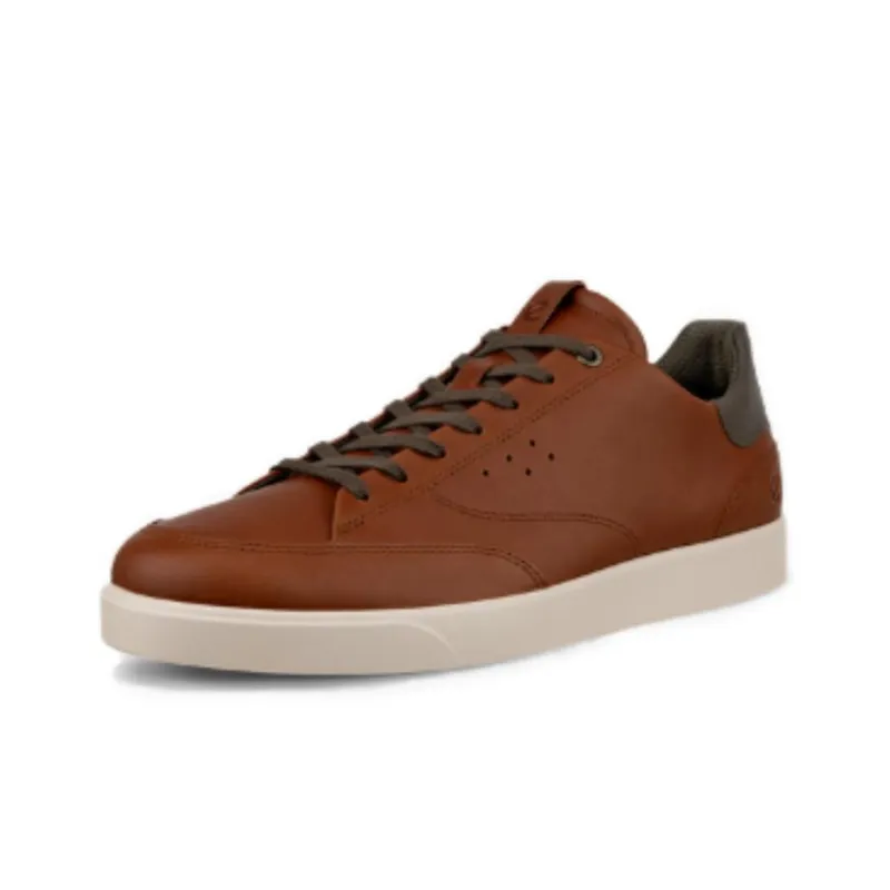 Ecco Low-Top Skateboard Shoes Men's Red-1