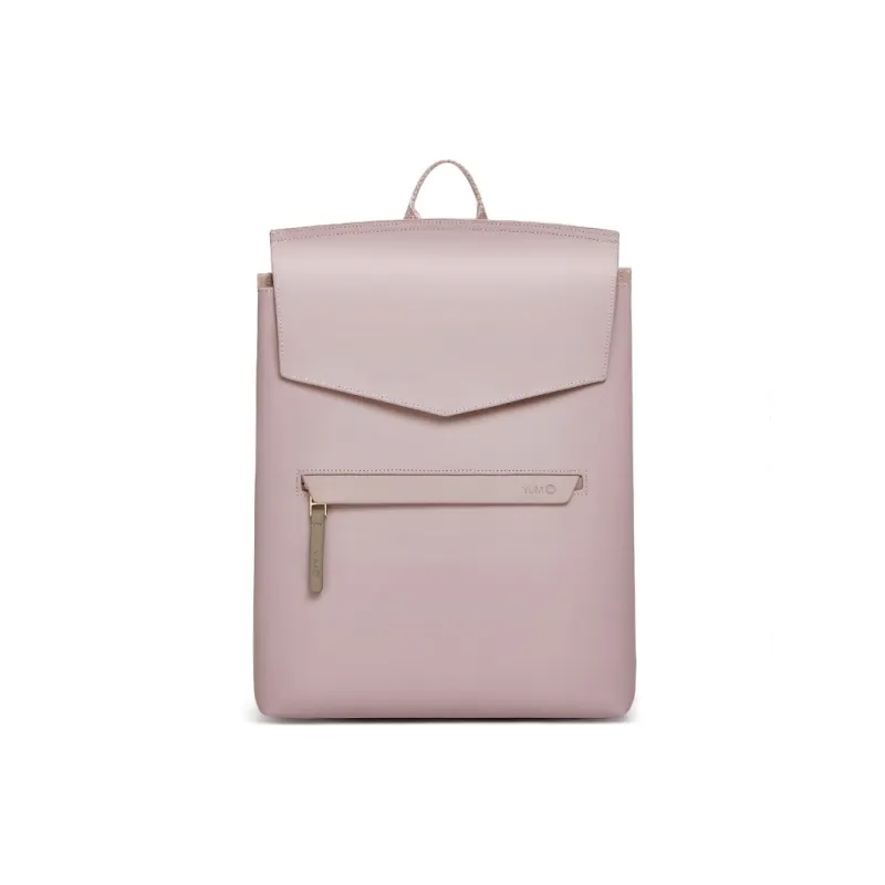 Y.U.M.C. Artificial Leather Backpack Medium Size Women's Khaki Black/Pink/Burgundy-19