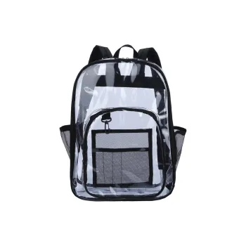 TINYAT PVC Backpack Regular Unisex Purple/Light Gray/Black/Red
