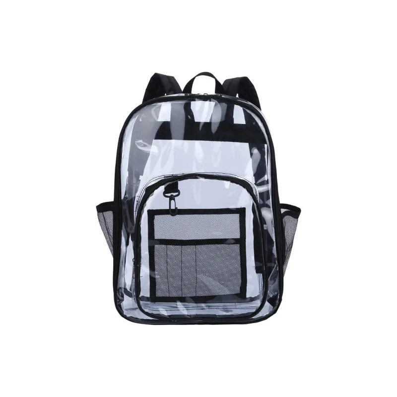 TINYAT PVC Backpack Regular Unisex Purple/Light Gray/Black/Red-0