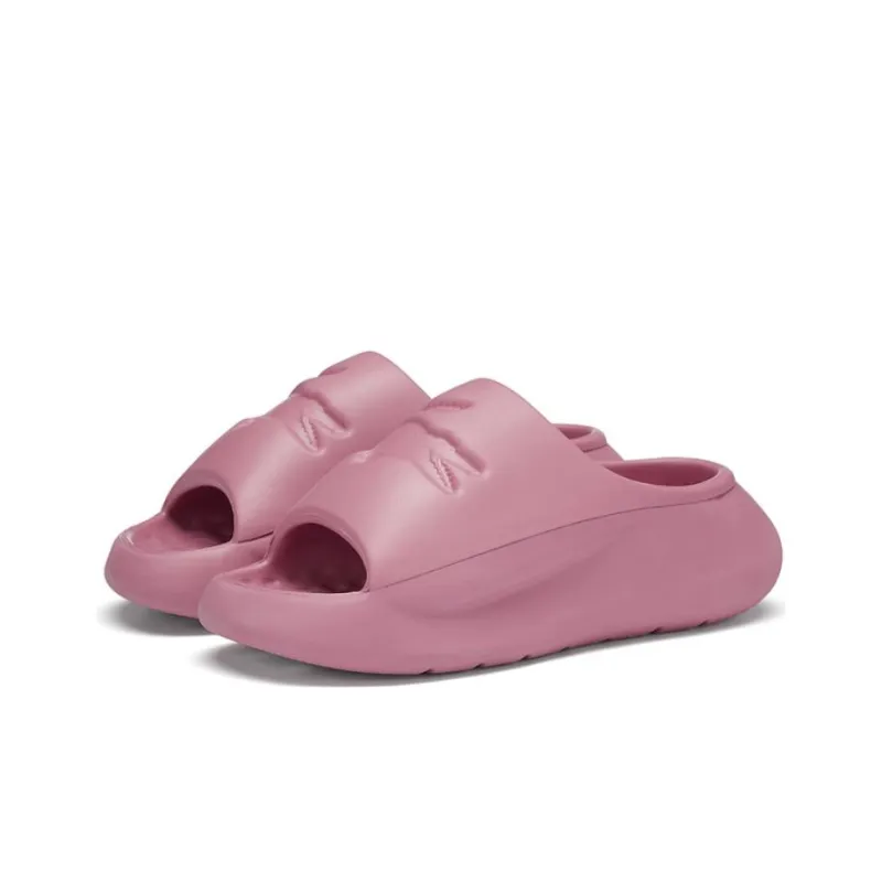 LACOSTE Slide Slippers Women's Dark Pink-2