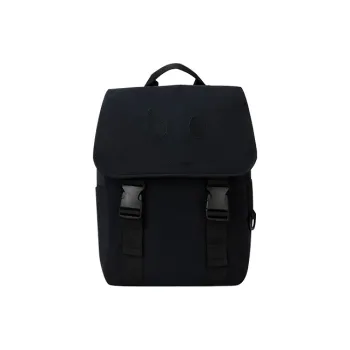 DANGEROUSPEOPLE Backpack Polyester Regular Unisex Black/Khaki