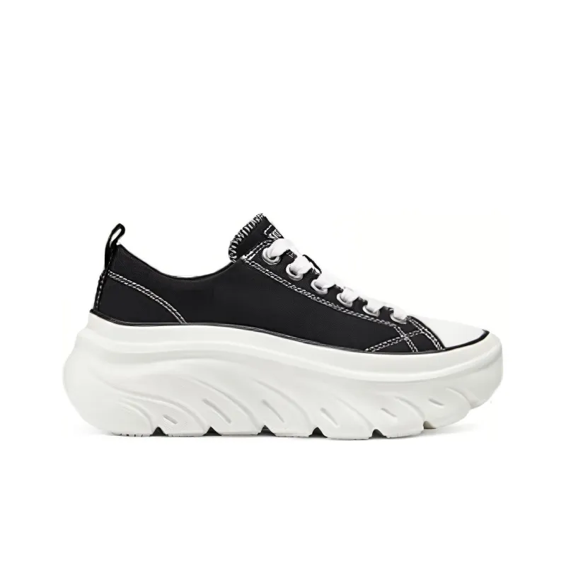 Skechers Street Cushioned Quick Drying Wear Resistant Low Top Skateboard Shoes Women's Black-1