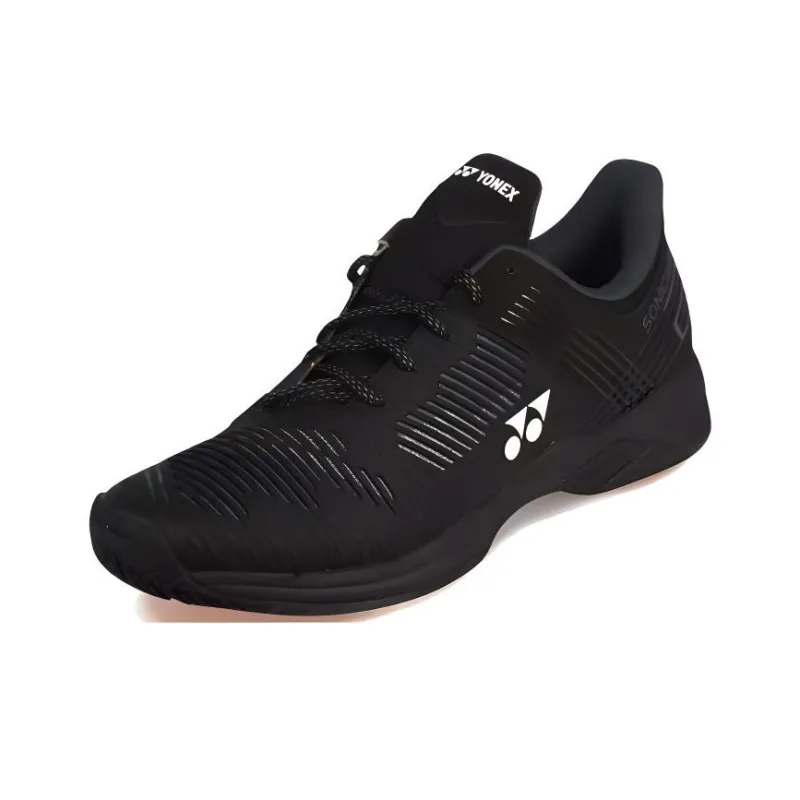 YONEX Breathable Low Top Tennis Shoes Unisex Black-2