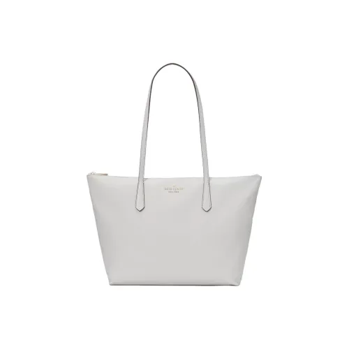 Kate Spade Nylon Tote Bag Shopping Bag Shoulder Bag Handbag Large Size Women's Platinum Gray