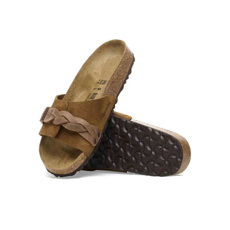 Birkenstock Oita Braided Suede Mink Women's-4