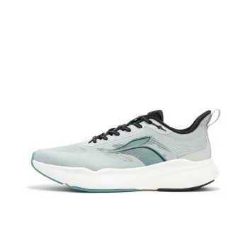 361° Semi-Time Run PRECIOUS Cushioning Anti-Slip Wear-Resistant Breathability Low-Top Running Shoes Men's Gray Cyan