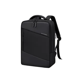 GOLF Fabric Backpack Laptop Backpack Regular Men's Black