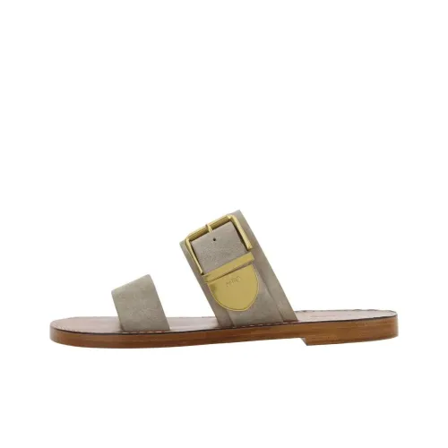 Chloé Rebecca Double-strap Suede Sandals