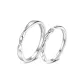 Mobius Loop Couple Rings