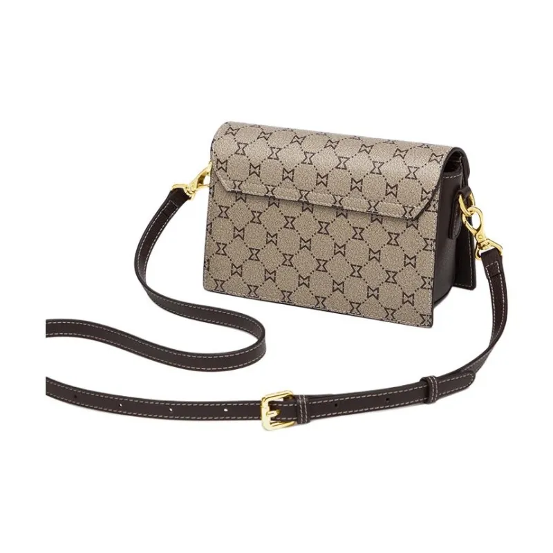 MashaLanti PVC Crossbody Bag Shoulder Bag Small Size Women's Coffee-3