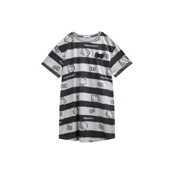 GUKOO Nightgown Women's Iron Gray