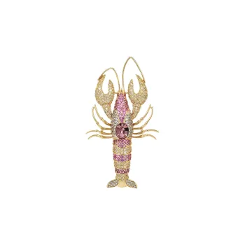 Marco Bizzarri Small Dragon Shrimp Brooch Women's