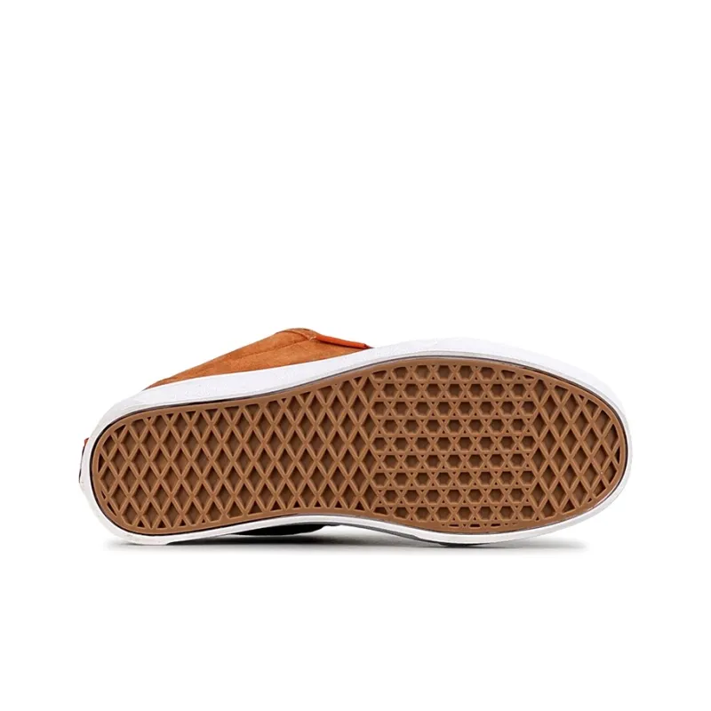 VFDF Puffy Shoes Low Top Skateboard Shoes Unisex Dirty Orange-5