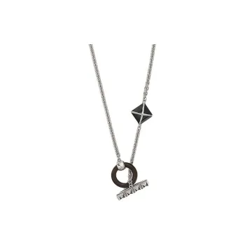 HERMES Medor XO Metal Necklaces Men's Silver