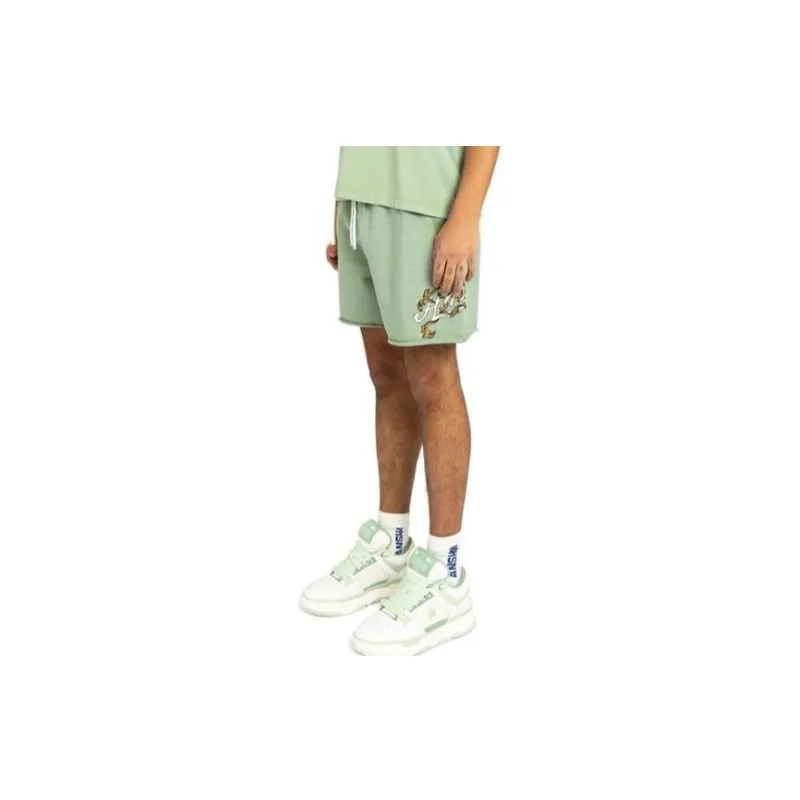 AMIRI Casual Shorts Men's Green-1