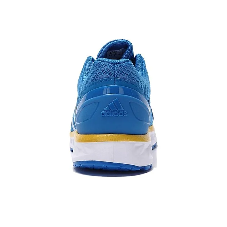 Adidas Falcon Elite 3 Cushioned Wear-Resistant Slip-Resistant Low-Top Running Shoes Men's Blue-3