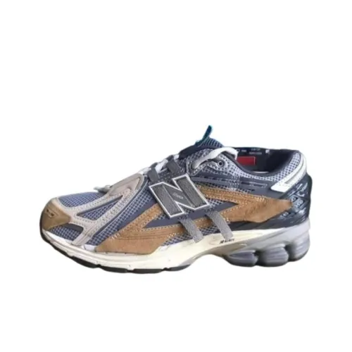 New Balance Durable Breathable Low Top Running Shoes Men's Gray Brown