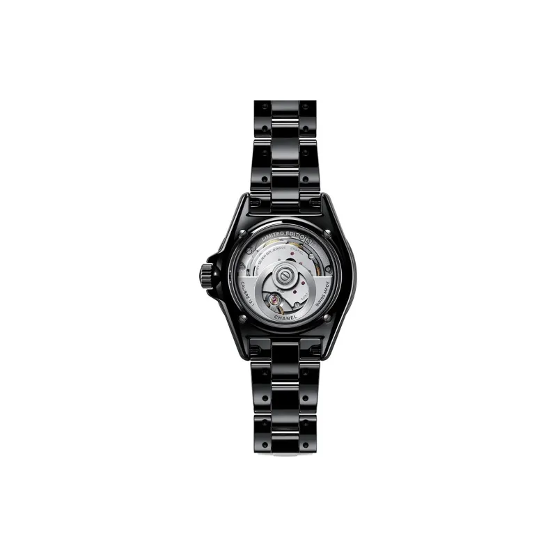 CHANEL J12 Collection Wrist Watch Automatic Mechanical Movement Ceramic Strap 38mm Black Dial Women's Watch J12 H7418-1