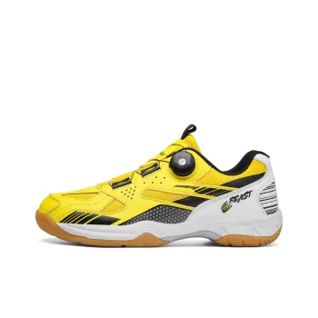 TABOLU Badminton Shoes Unisex Low Top White/Yellow