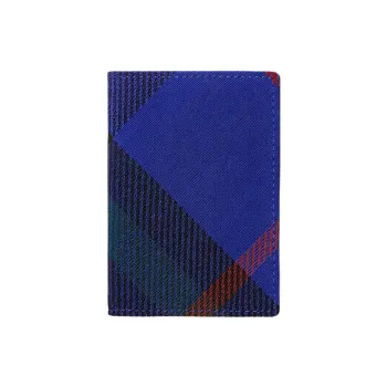 Burberry Polyester Blended Cotton Card Holder Men's Knight Blue