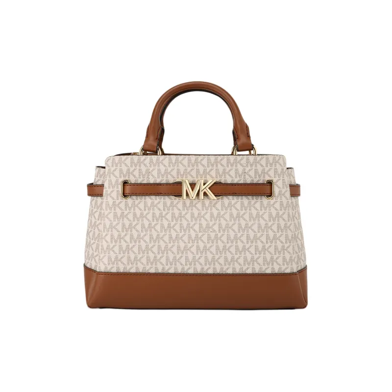 MICHAEL KORS Artificial Leather Handbag, Crossbody Bag Trumpets Women's Vanilla White/Acorn Brown-0