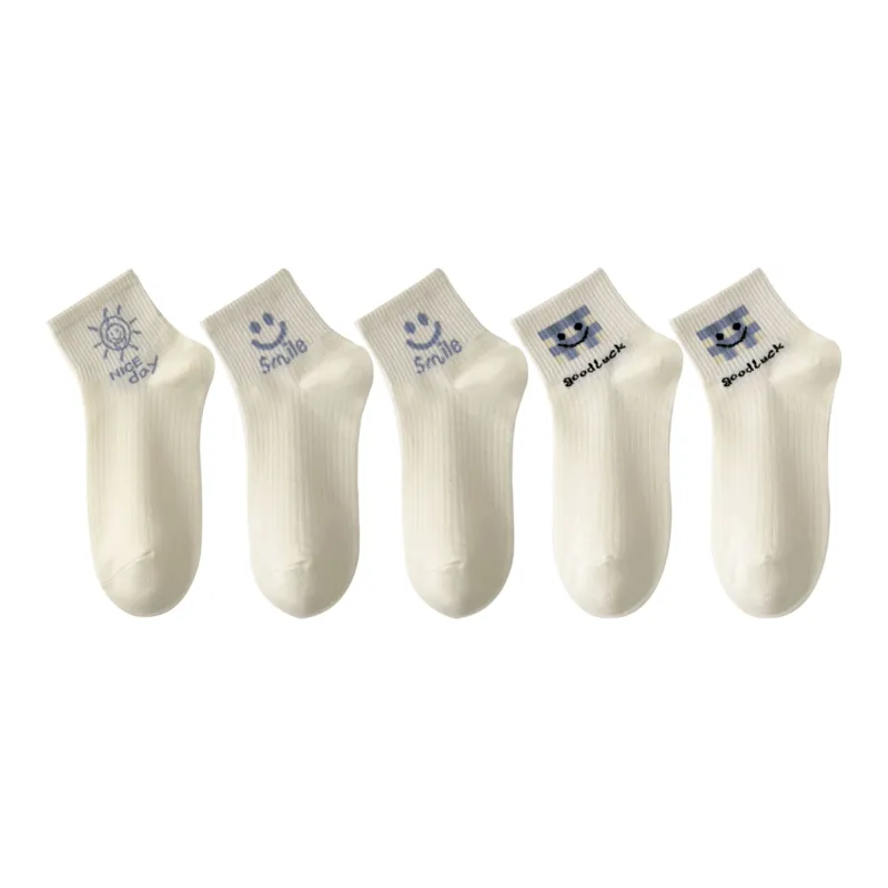 XXLLG Ankle Socks Women's 5 Pack-35