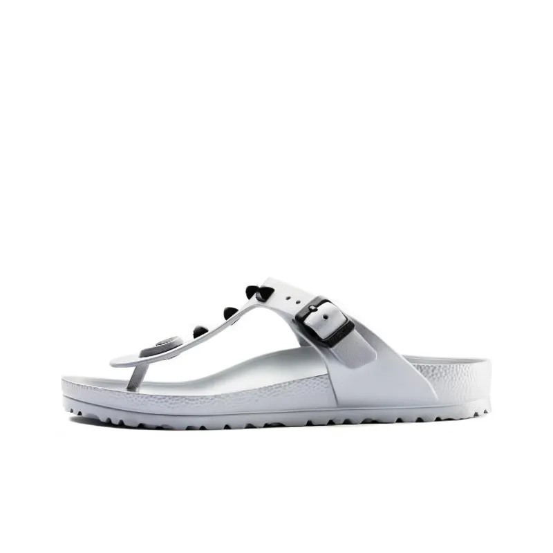 Birkenstock Abrasion Resistant Slip Resistant Flip Flops Women's White-0