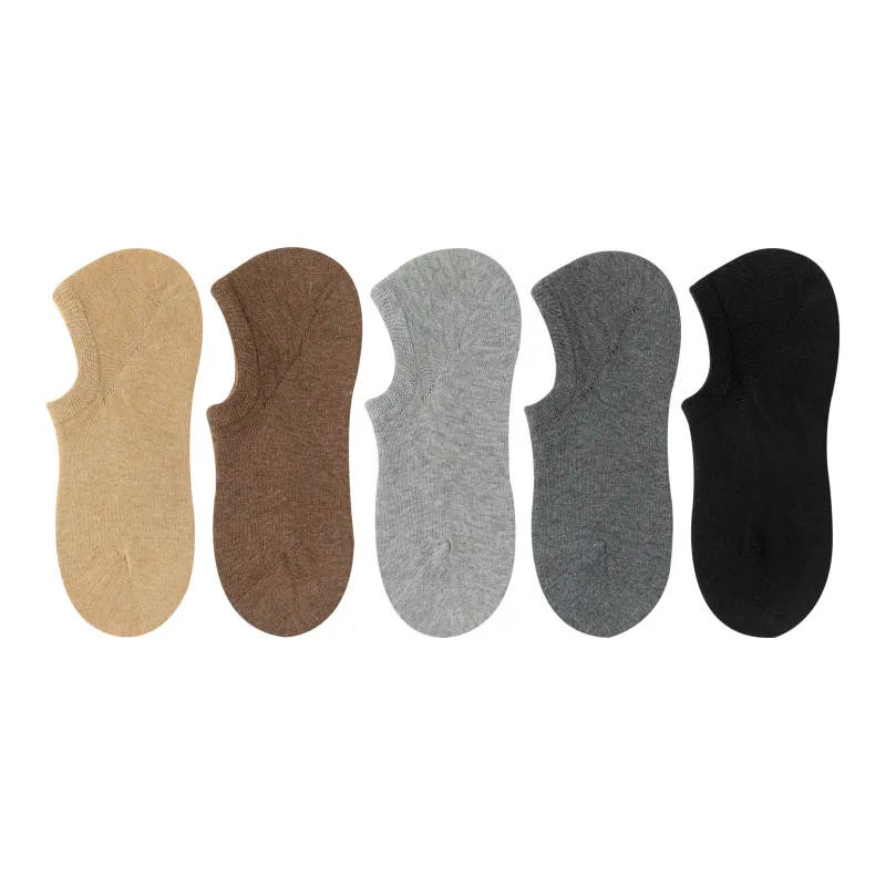 XXLLG No Show Socks Men's 5 Pack-2