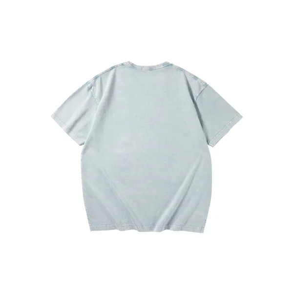 HLA JEANS T Shirt Men's Blue Gray Pattern 83-1
