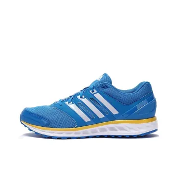 Adidas Falcon Elite 3 Cushioned Wear-Resistant Slip-Resistant Low-Top Running Shoes Men's Blue