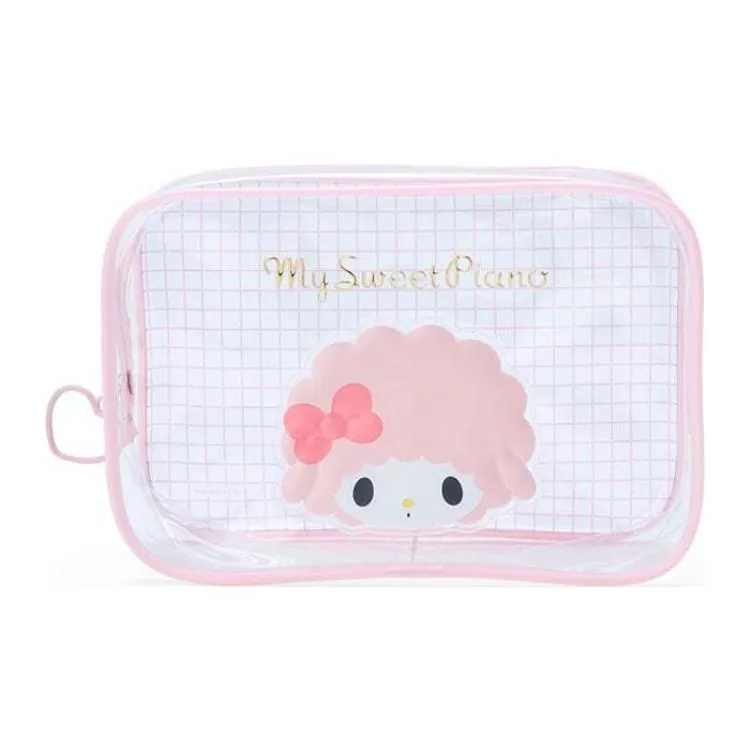 Sanrio PVC Makeup Bag Women's Light Pink-0
