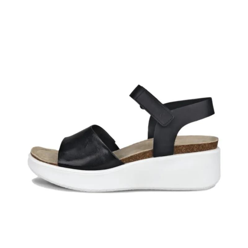 Ecco One Strap Sandals Women's Black-0