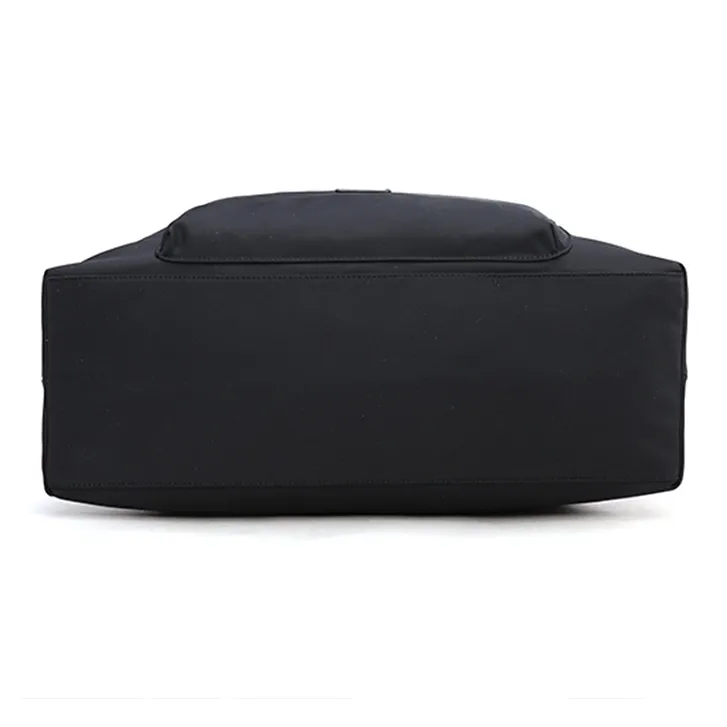 Dubaolu Fabric Bonded Microfiber Synthetic Leather Travel Bag Regular Unisex Black/Blue-12