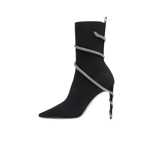 René Caovilla Margot 60mm Leather Boots