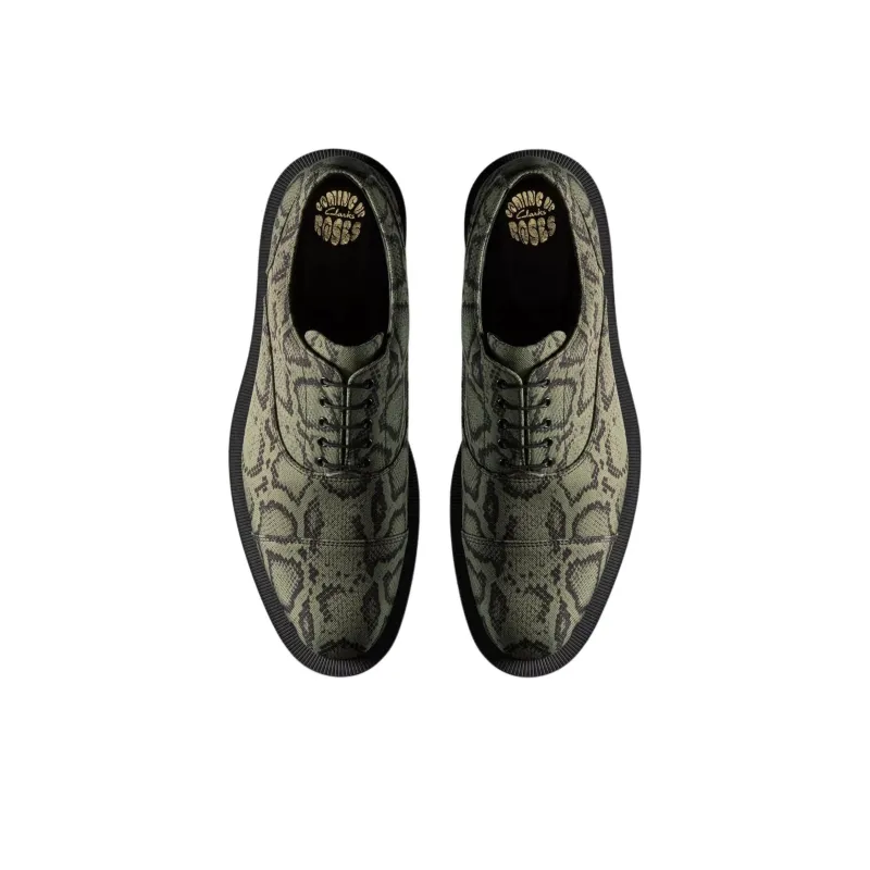 Clarks Oxford 2 Martine Rose Green Textile Women's-3