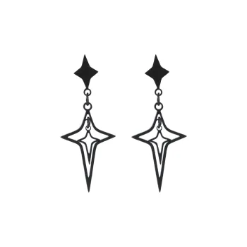 Cooraree Titanium Steel Stud Earrings Unisex