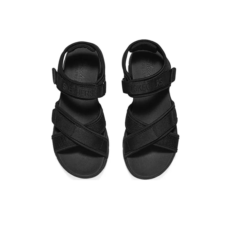 Skechers Beach Sandals Women's All Black-3