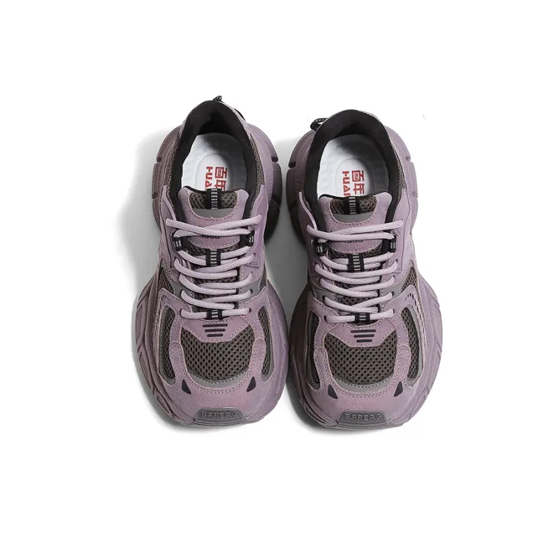 HUANQIU Shock Absorbers Slip Resistant, Abrasion Resistant, Breathable Chunky Sneakers Women's-13
